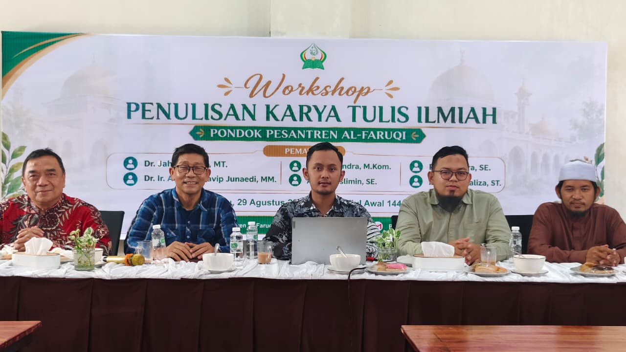 Dorong Produktivitas Guru, Pondok Pesantren Al-Faruqi Kampar Gelar Workshop Penulisan Karya Tulis Ilmiah